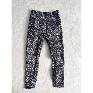 VARLEY Let's Go High-Rise 23" Legging Black/White Womens M Anthropologie